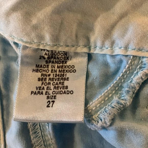 Fade to blue brand jeans, light blue skirt - Picture 7 of 7